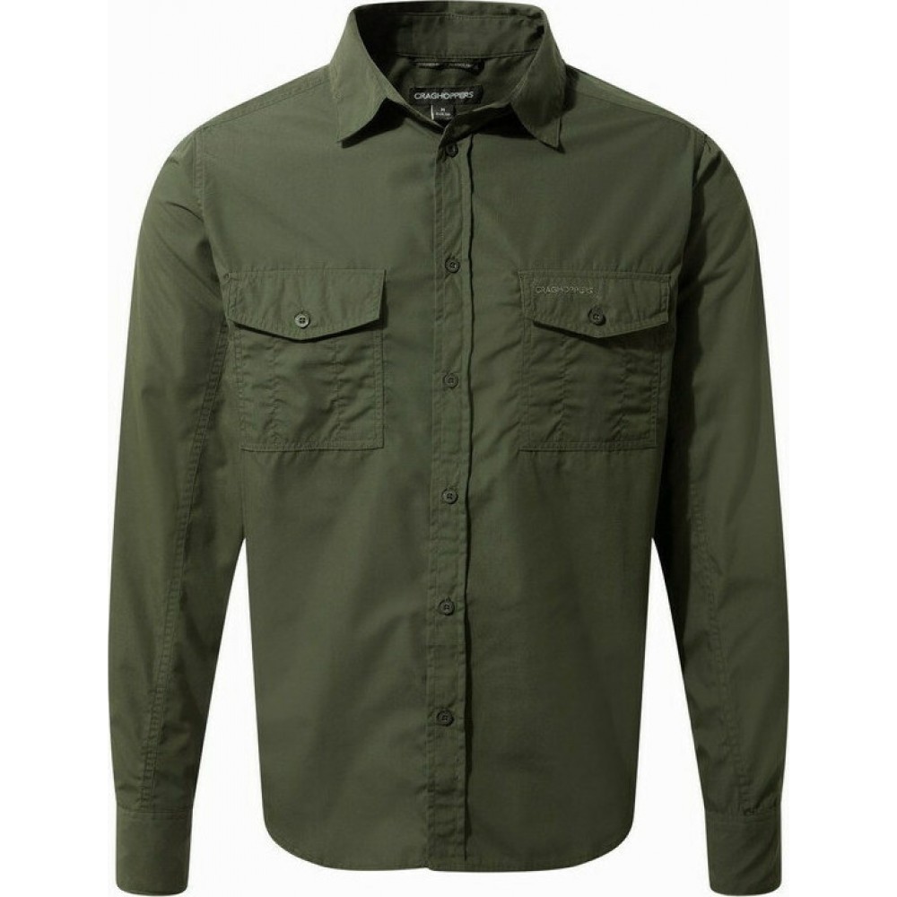 ΠΟΥΚΑΜΙΣΟ CRAGHOPPERS KIWI LONG SLEEVED SHIRT CEDAR CMS338-1000x1000